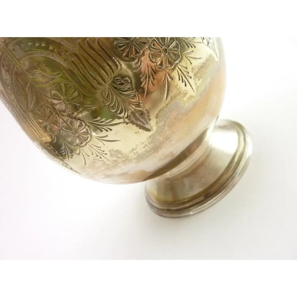 Vintage Eales 1779 Silver Plated Wine Cooler Ice Bucket Hand Chased Barware
